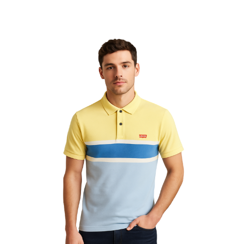 Sunset Coast Edition – Premium Colorblock Polo