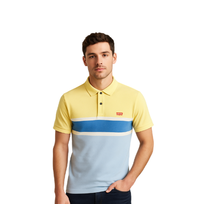 Sunset Coast Edition – Premium Colorblock Polo