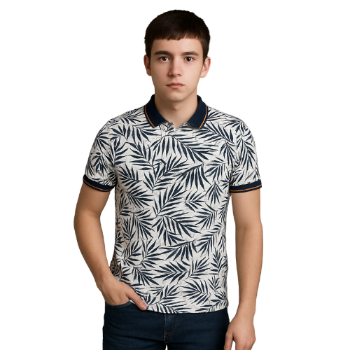 Midnight Palm™ Signature Polo – Where Urban Cool Meets Island Calm