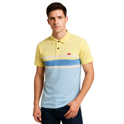 Sunset Coast Edition – Premium Colorblock Polo