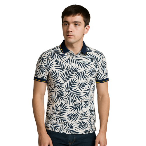 Midnight Palm™ Signature Polo – Where Urban Cool Meets Island Calm