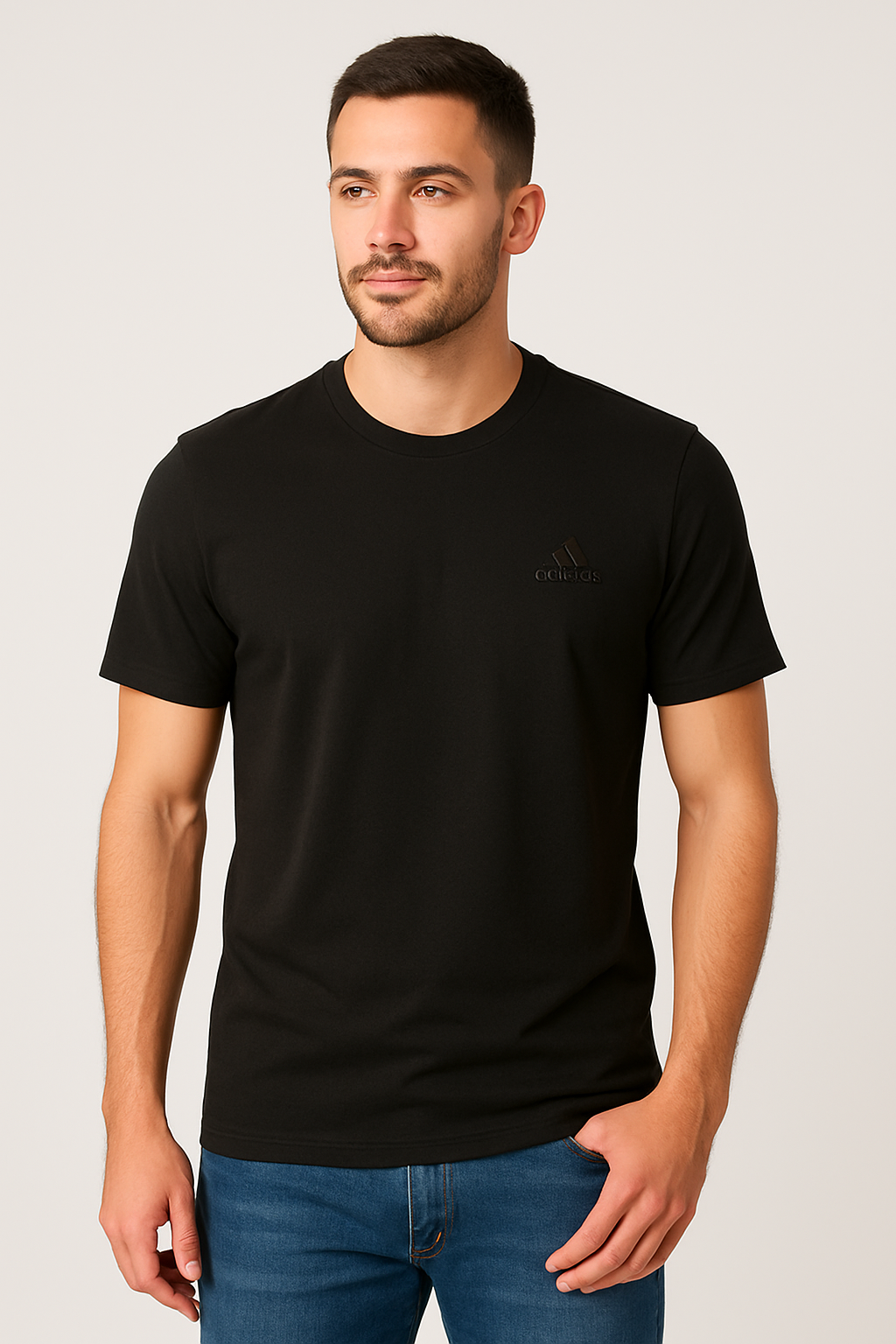 Royal Black ™ Tee – Stand Tall in Serenity